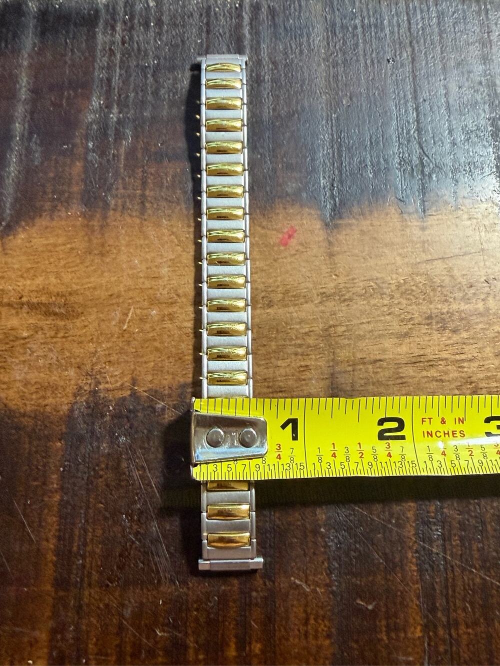 Speidel Twist-O-Flex Two Tone Expansion Watch Band 10-13mm